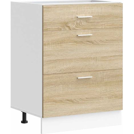 Maison Exclusive - Mueble bajo de cocina "Lyon" de roble Sonoma d (1/5)