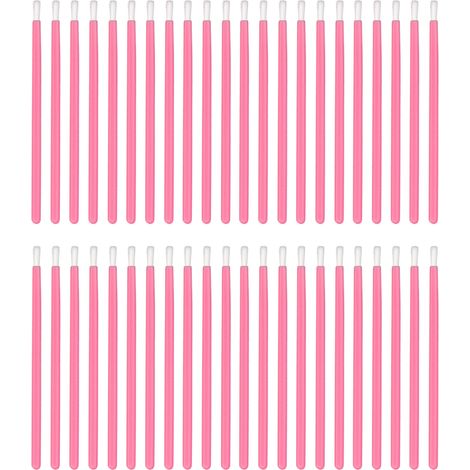 Brush À Lèvres Jetable - Tête Souple - Pour Rouge À Lèvres Et Gloss - Usage Unique - Lot De 100 Pièces (1/5)