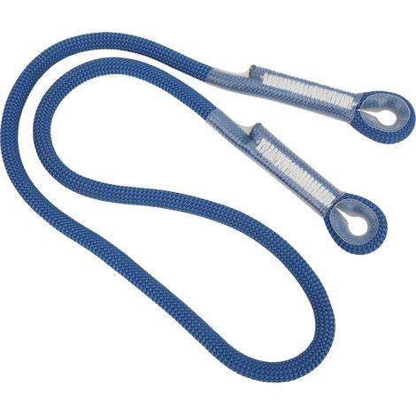 Corde de traction de 120 cm pour l'escalade en extérieur, protection pour la descente et le sauvetage, idéale pour les installations d'entraînement (bleu). (1/5)