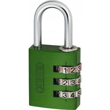 Candado de combinación Abus 724/30, código variable, verde (1/5)