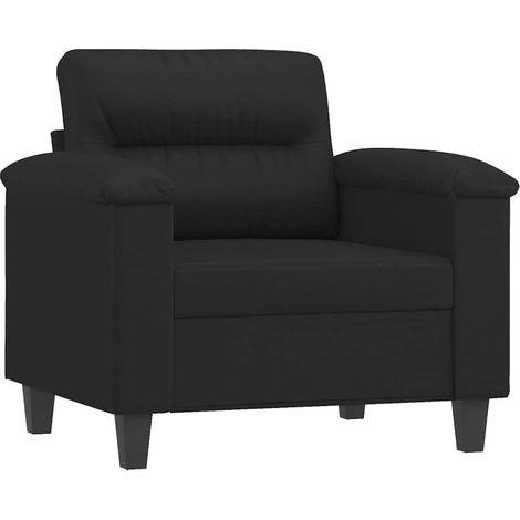 Poltrona Relax  Poltrona Nera 60 cm in Similpelle (1/4)