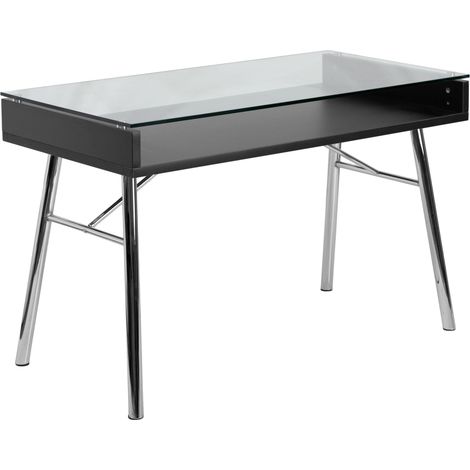 Bureau avec Plateau en Verre trempé (1/5)