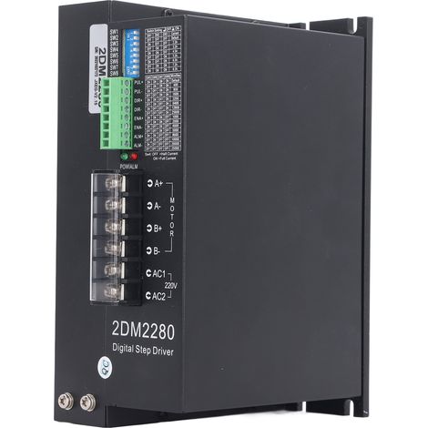 Pilote moteur pas à pas 2DM2280 pour Nema42 110mm, commande DSP 32 bits, alimentation 220V AC, couple élevé et faible vibration (1/4)