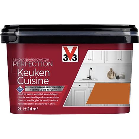 Peinture Rénovation Perfection Cuisine V33 Espelette 2 L (1/4)