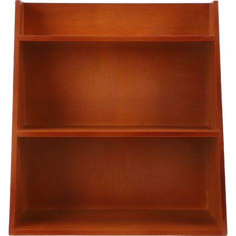 3-stöckiges Schmuckregal für Wand oder Theke, Vintage-Holzregal für Sammlerstücke, Parfüm und Make-up (1/5)