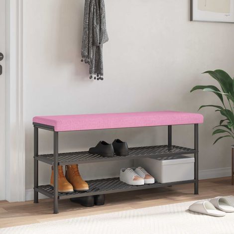vidaXL Cojín de banco Tela Rosa Profundidad 35 cm (1/5)