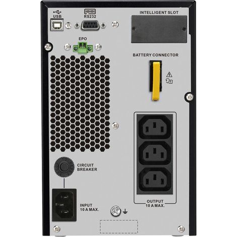 APC Easy UPS On-Line SRV alimentation d'énergie non interruptible Double-conversion (en ligne) 3 kVA 2700 W 7 sortie(s) CA (1/3)