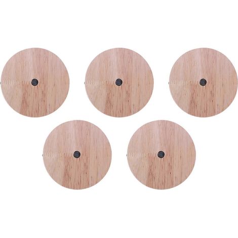5 x lampe base Concise Style moderne Ceiling Plate bois Ceiling support E27 lampe raccord Chandelier base DIY Lighting (1/5)