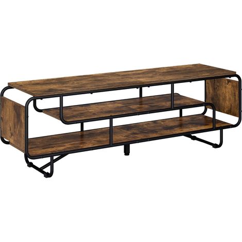 TV-Ständer 140 x 36 x 45 cm Räuchereiche Holzwerkstoff vidaXL