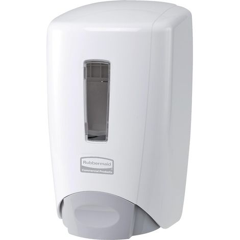 Distributeur manuel de savon Flex avec bouton poussoir visualisation de niveau capacité 500ml noir - RUBBERMAID