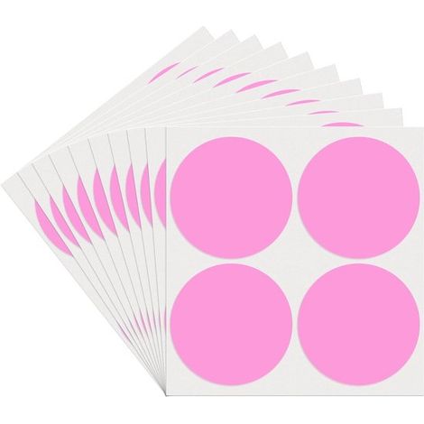 Pegatinas redondas autoadhesivas de 100 mm para codificación por colores, Etiquetas de puntos impermeables, 40 unidades organización etiquetado (1/5)