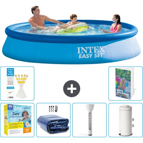 Intex Piscina Easy Set Rotonda - 366x76 cm - 7-pezzi  S10