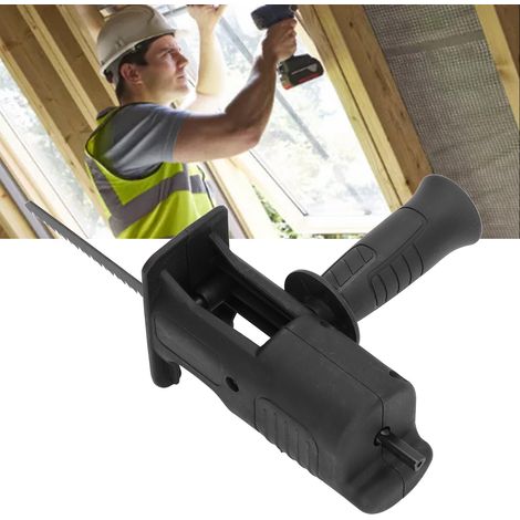 Kit d'accessoires pour scie alternative avec lames pour métal et bois, compatible perceuse sans fil.