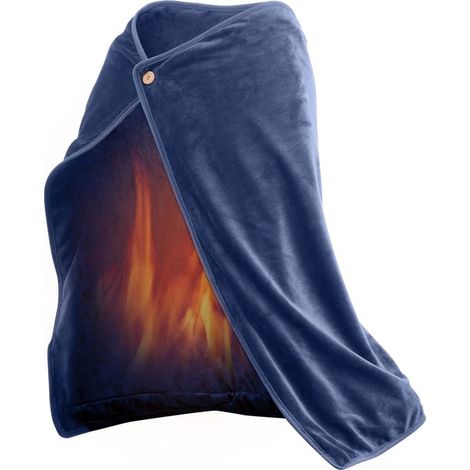 Couverture chauffante lavable et portable – idéale pour camping, bureau ou maison, 3 niveaux de chaleur, sécurité optimale (1/5)