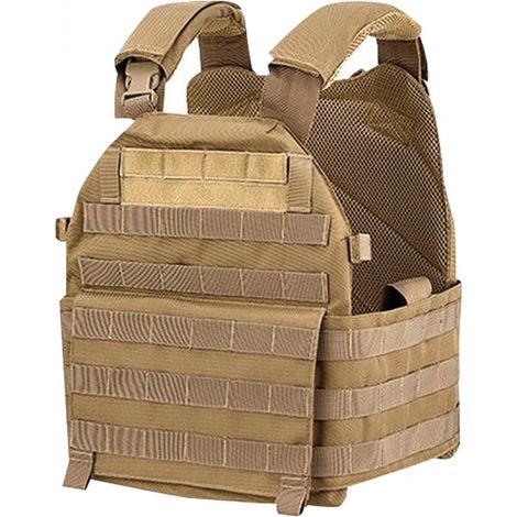 Gilet Tattico Zavorrato con Pesi Estraibili - 15 Kg (1/2)