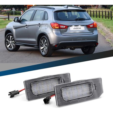 Feux de plaque d'immatriculation LED compatibles avec 2010-2021 ASX 4008 C4 Aircross Xenon White Canbus Feux de plaque d'immatriculation sans erreur (1/5)