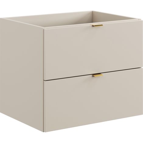 Meuble sous vasque à suspendre DALIA CACHEMIRE 60 cm (1/5)