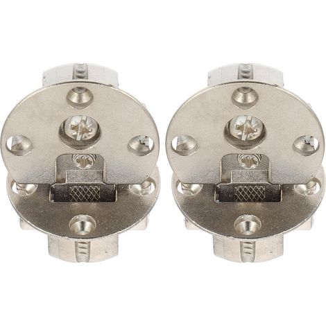 Charnière de Table Pliante, Argenté, Lot de 2 (1/5)