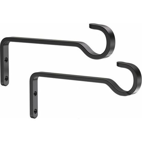 Juego de 2 ganchos: soporte para cestas colgantes para plantas，gancho para plantas，soporte de pared para exteriores，gancho para faroles (1/5)