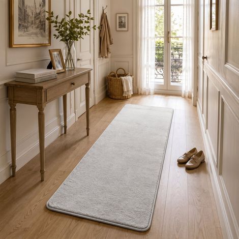 VOUNOT® Alfombra Moderna para Salón 60x180cm, Gris