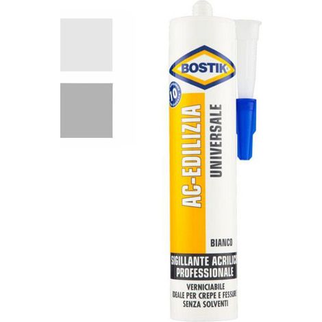 Silicone acrylique universel gris 300 ml Bostik