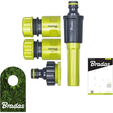 Kit d'arrosage 4 pièces tuyau 1/2 Bradas Lime Line (1/2)