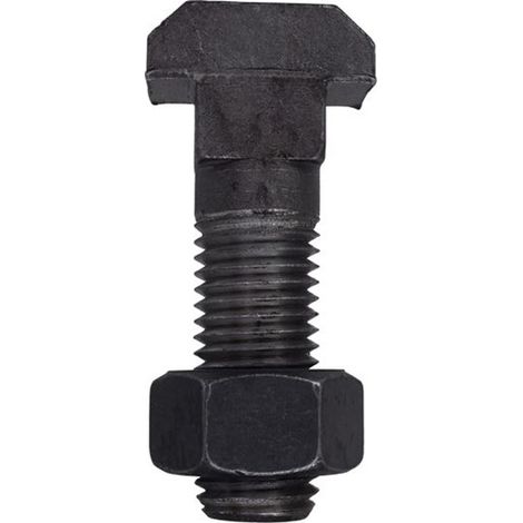 Reidl DIN 261 Hammerkopfschrauben M 24 x 90, mit kleinem Kopf und 6kt-Mutter, 4.6 blank (1/3)