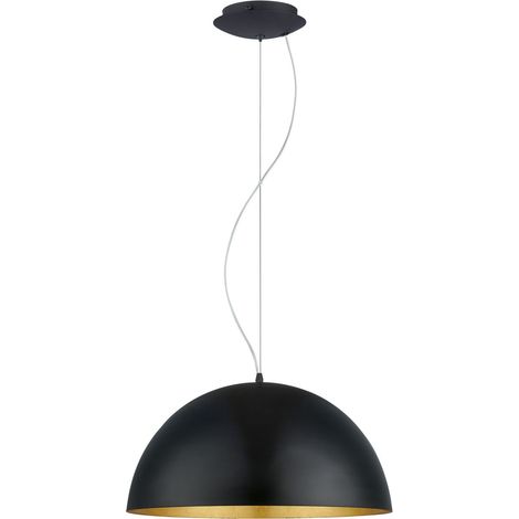 Suspension Gaetano 1 - Or - Noir (1/4)