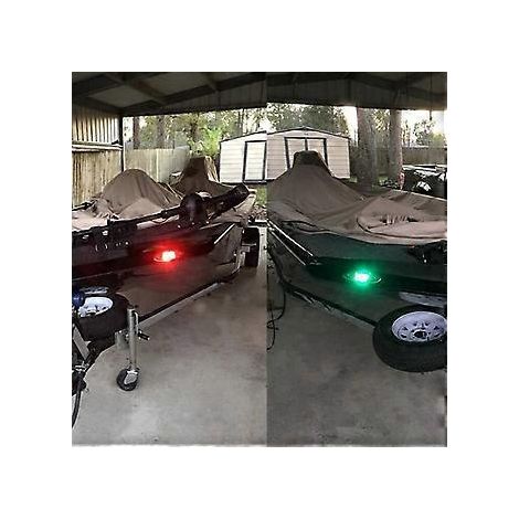 Zweifarbige LED-Signalleuchten, universelle Navigationslichter für die Schifffahrt
