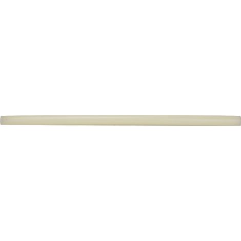 Barre ronde en nylon plastique de haute qualité, blanche, diamètre 20/35 mm, longueur 500 mm (20500 mm)
