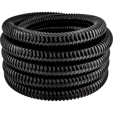 Tuyau Piscine 38mm En Spirale En Flexible PVC Tuyau D'aspiration, Installation Facile Et Dissimulation Pour étangs, Jeux D'eau, Bassins De Jardin Cascades Filtres, calibre 38mm X 8,2mètres (1/5)