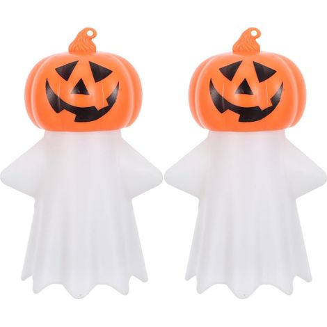(2er-Set) Geisterkürbis-Nachtlichter, Halloween-Kürbislaternen, leuchtende Geisterfiguren für die Heimdekoration (1/5)