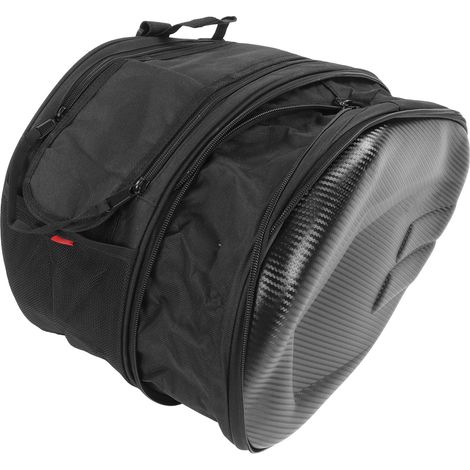 1 Paar Motorrad-Satteltaschen aus 600D Oxford-Gewebe, großes Fassungsvermögen, vielseitig einsetzbar, im Carbonfaser-Stil (1/5)