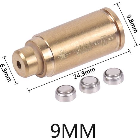 Viseur point rouge 9 mm, piles incluses. (1/5)