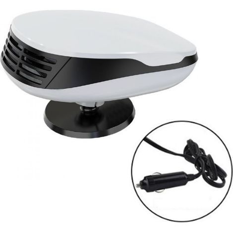 150W Désembueur De Voiture Pare-Brise,12V 2 en 1 Ventilateur de Chauffage,Chauffage de Voiture Portatif,Chauffage Portable De Voiture,Dégivreur De Chauffage De Voiture avec pivotant à 360° (1/5)