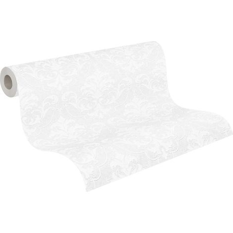 A.S. Creation Meistervlies 961914 Vliestapete Barock 1.06 m x 25 m Weiß (1/5)