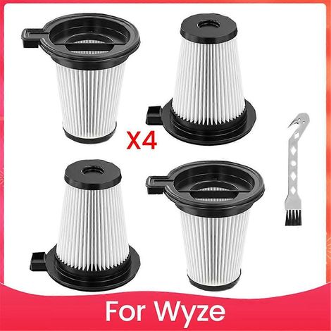 Kit d'accessoires pour aspirateur sans fil : filtres de rechange (4 filtres et 1 brosse de nettoyage). (1/5)