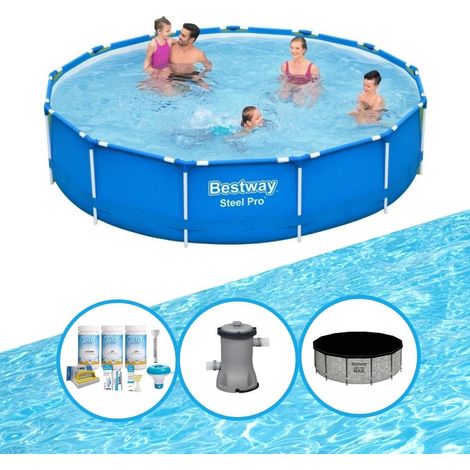 Bestway Bestway Steel Pro Ronde - 396x84 cm - 4-pièces  S22753 (1/5)
