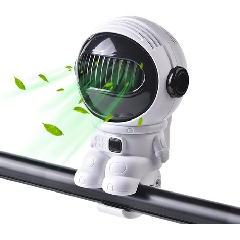 Ventilateur de landau à clipser sur la poussette,mini ventilateur portable rechargeable par USB,4000 mAh,alimenté par batterie,amovible,essentiel des vacances de bébé,ventilateur pour lit (1/5)