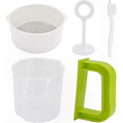 Passoire à Yaourt Filtre à Lait de Soja Jus Thé Écrous 5 Pièces Ustensiles de Cuisine Robustes Maison Sans Contact Manuel (1/5)