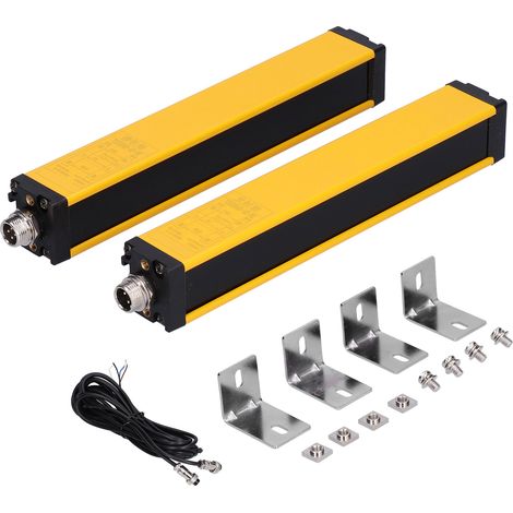 Barrière de sécurité infrarouge capteur de protection NPN NO, accessoires de montage, dispositif à faisceau lumineux DC10-30V (1/5)
