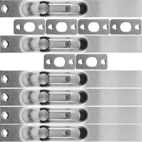 de 6 loquets coulissants dissimulés en acier inoxydable pour (1/5)