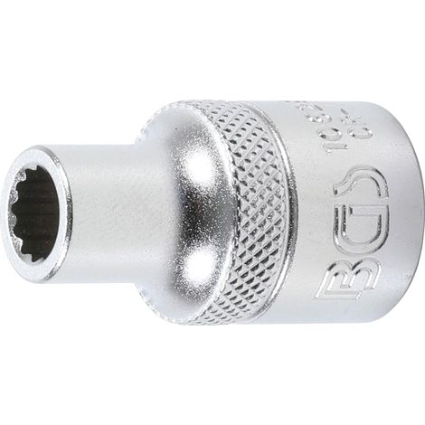 Llave de vaso 12 caras  entrada 12,5 mm (1/2")  8 mm (1/4)