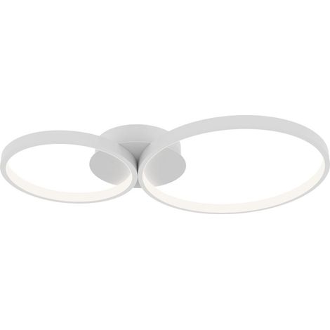 Lámpara de techo Maver LED blanca ALU italux SPL-20452-2-WH