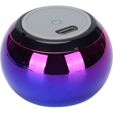 Enceinte portable sans fil Bluetooth 5.0 de 3 W, batterie de 300 mAh, portée de 10 m, design inspiré d'un canon électrique, couleurs dégradées (1/5)
