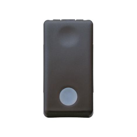 DEVIATORE UNIPOLARE ILLUMINABILE 'SISTEM' 16Ax 250V - Nero