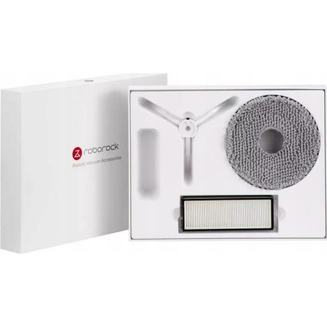 Roborock Qrevo MaxV kit accessoires blanc efficace