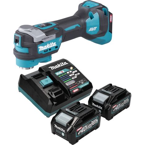 Makita TM 001 GM201 Utensile multifunzione a batteria 40 V max. Starlock Max Brushless + 2x batteria ricaricabile 4,0 Ah + caricabatterie (1/5)
