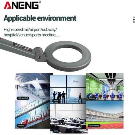 Détecteur De Métaux - DM3004A - Sensibilité Réglable - Portable - Pour Recherche En Intérieur Et En Extérieur - 1 Pièce (1/4)