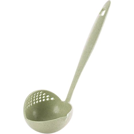Cuillère Écumoire À Long Manche - Filtre Intégré Pour Potage Soupe Bouillon - Usage Cuisine Maison - 1 Pièce (1/3)
